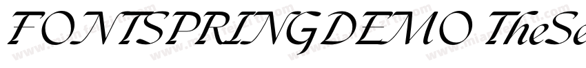 FONTSPRINGDEMO TheSeasonsLightRegul字体转换